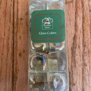 Glass Gems Dome Vase Filler Decorative Glass Cubes Craft Decor